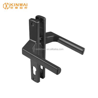 China JW-PM05 competitive price aluminum accessories interior door and modern hot sale window handles with lock for upvc window. for sale