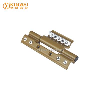 China Traditional Wall Mount Glass Clamps Trailer Door Hinge Top Dangle OEM Hardware Blue Zinc Logo Brass Film Finish Laser Clear Mirror Pcs for sale