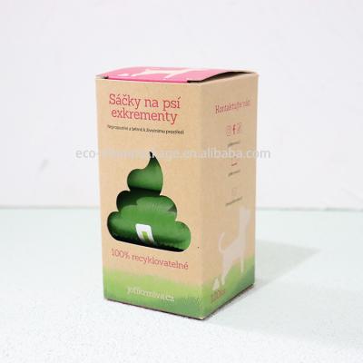 China Sustainable Compostable Dog Waste Bags 100%Eco-Friendly Thick&Leak Proof Dog Poop Biodegradable Bags for sale