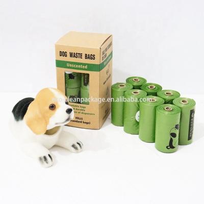 China Wholesale High Quality Stocked HDPE+EPI Doggie Poop Bags Eco Friendly 8rolls Poop Bag for sale