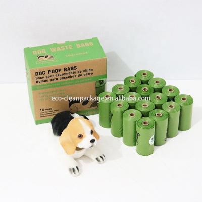 China Customizable Private Labels 16rolls HDPE+EPI Doggie Travel Agency Wholesale Dog Poop Bag Waste Waste for Pet Waste Station for sale