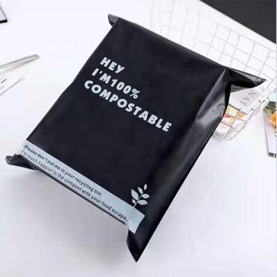 China Flat Mouth Self Adhesive Type 2021 Amazon Hot Sales 100% Compostable And Biodegradable Express Mailing Packaging Bags Bag for sale