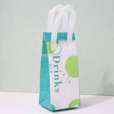 China Recyclable Amazon Vends Nonwoven Lunch Bags And Cooler Bags Heat Insulation Can Be Customized for sale