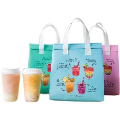 China Recyclable Amazon Vends Nonwoven Lunch Bags And Cooler Bags Heat Insulation Can Be Customized for sale