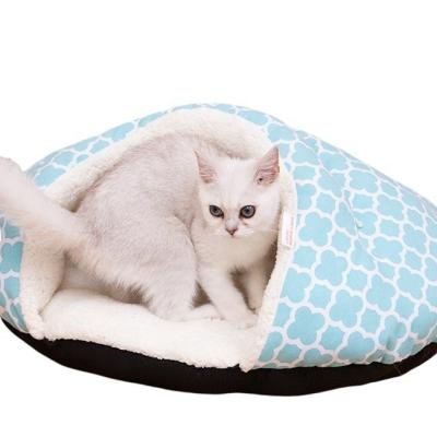 China Hot Stocked Fluppy Faux Fur Donut Bed Around Soft Fluffy Cat Bed For Dog And Cat In Drop Shipping Stock Factory for sale