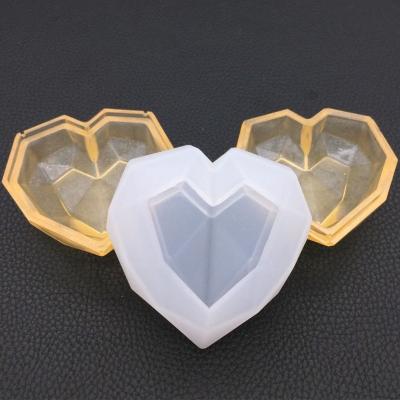 China 2020 Viable Hot Selling DIY Jewelry Heart Trinket Box Mold Epoxy Resin Crafts for sale