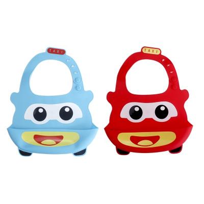 China Personalized Disposable Silicone Rubber Animal Wrap Designer Waterproof Bpa Free Printing Silicone Baby Bib for sale