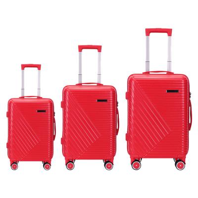 China Fashionable Rushed PP Suitcase Luggage For Woman Travel Aluminum Trolley PP Luggage Suitcase for sale