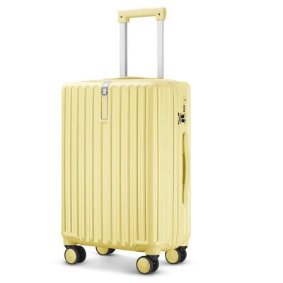 China PC Travel Luggage Bag 3 Pieces Spinner Wholesale Unisex Lock Style Colored Material PC Material Suitcase Set Factory Baggage Trolley Bag 3 Pieces for sale