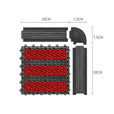 China 200 Mm X 200 Mm Interlocking Tile Mats Create Safe Comfortable Floor for sale