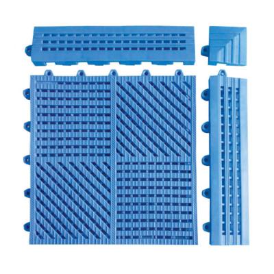 China Wet Area PVC Interlocking Tiles for sale