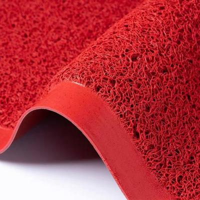 China Vinyl Loop Anti Slip PVC Floor Mat 15 mm for sale