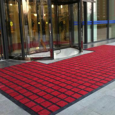 China Surface Mounted Vinyl Outdoor Commercial Entrance Mat 200MMX200MM for sale