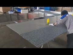 Outdoor Anti Slip Safety Mat Aluminum Entrance Floor Mat 22mm Height