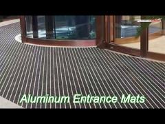 commercial heavy duty aluminum entrance floor mat for revolving door