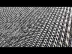 Commercial Heavy Duty Aluminum Entrance Floor Mat For Revolving Door