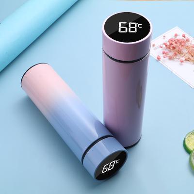 China Office Home botellas de agua Stainless Steel Water Bottle Airtight Seal Smart Daily Hot High Quality Insulated Water Bottle for sale