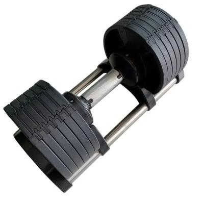 China Gym High Quality Iron 20kg 32kg 36kg Adjustable Dumbbells for sale