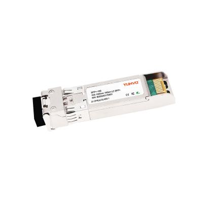 China FTTX 10G-SFPP-ZR100 10GBASE-ZR SFP+ 1550nm 100km DOM Duplex LC SMF Transceiver for sale