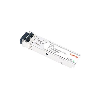 China FTTX SFP-GIG-SX 1000BASE-SX 850nm 550m 1.25Gbps DOM Duplex LC MMF SFP Transceiver Module for sale