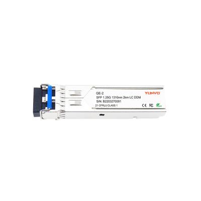 China FTTX MMF 1000BASE-SX SFP Transceiver DEM-312GT2 1310nm 2km DOM Duplex LC Multimode Module for sale