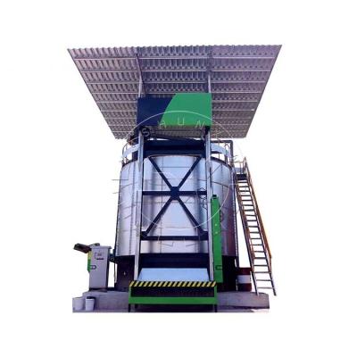 China Compost Turner Mixing Machine Fully Automatic Fermentation Pot for Organic Fertilizer for sale