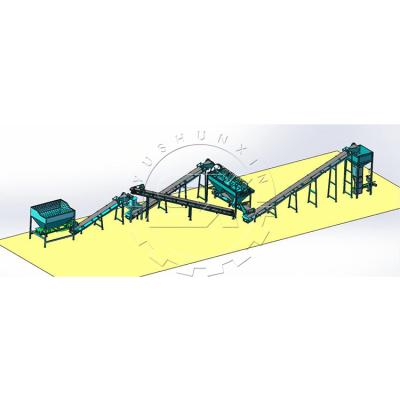 China 1-8 t/h Capacity Powder Organic Fertilizer Making Equipment with Customized Voltage for sale