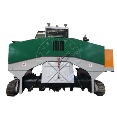 China 2500 KG Professional Fermentation Chicken Manure Automatic Compost Turner Fertilizer Blender Machine for sale