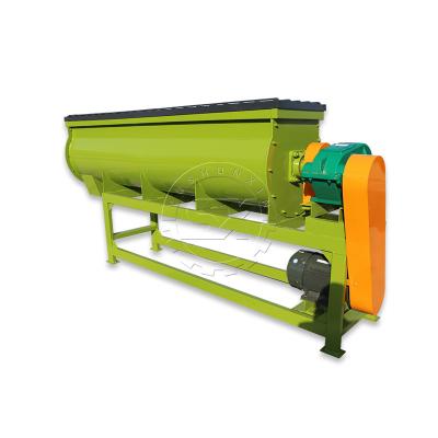 China 880KG NPK Material YSX Single Shaft Organic Fertilizer Horizontal Mixer Machine for sale