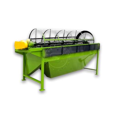 China Chemical Fertilizer Rotary Screen Machine with 2.5-10mm Screen Mesh and 1000KG Weight for sale