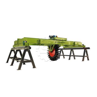 Cina 380v Voltage Wheel Driving Organic Fertilizer Compost Turner con ampia larghezza di lavoro in vendita