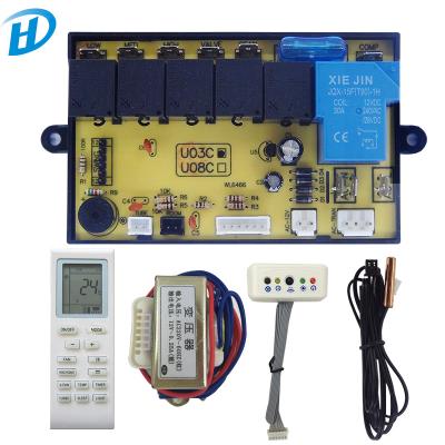 China Home QD U03C split air conditioner control pcb boardard air conditioner spare parts universal Acremote control pcb panel for sale