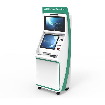 China Government Ejeton Touch Screen Self Service Ticketing Bill Payment Checkout Terminal Machine Card Kiosk for sale