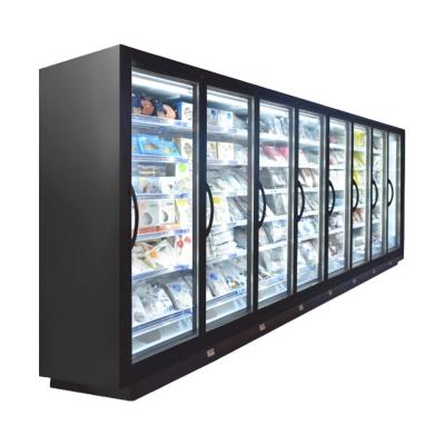 China Single-Temperature Smad Large Capacity Upright Freezer Commercial Display Freezer For Supermarket for sale