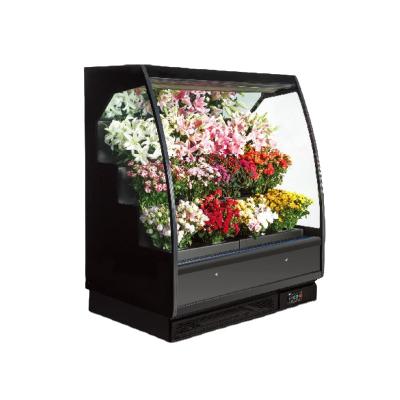 China Single-temperature Smad Open Air Refrigerated Floral Display Commercial Showcase Refrigerator for sale