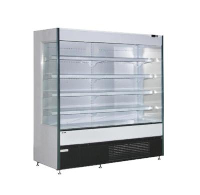 China Double-temperature supermarket commercial upright multi door showcase refrigerator for sale