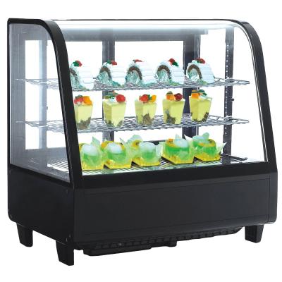 China Single-temperature Smad Digital Control 100L Commercial Supermarket Fresh Cake Display Showcase for sale