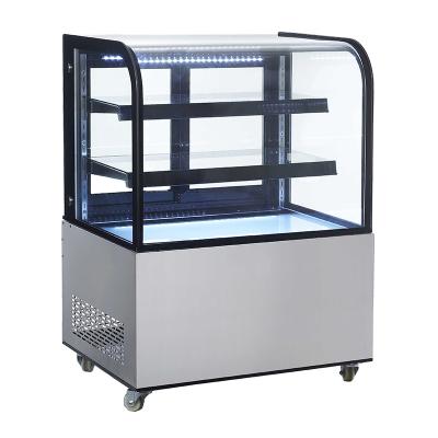 China Smad With LED Lights Upright 500L Fridge Freezer Stage Commercial Display DDS-470WBR(Y) for sale