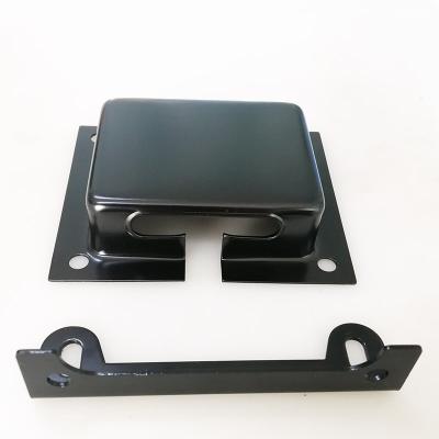 China Transformer Protection Transformer Cover Shields EI96 With Bracket Metal End Bells Protective Top Side Shells Transformer Shrouds for sale