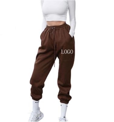 China QUICK DRY women's fashion stylish clothing drawstring pants custom logo solid color high waist trial panties woman for sale