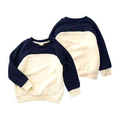 China Wholesale QUICK DRY color children fall 2021 crewneck sweatshirt tracksuit 100% cotton quilted sweater clothing for sale