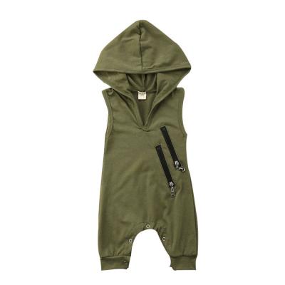 China Breathble Baby Clothing Kids Boys Hoodies Baby Rompers Cozy Wholesale 100% Cotton Jumpsuit for sale