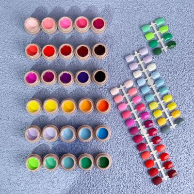 China DIY Nail Art Beauty 2021 New Style Nail Painting Pure Color UV Gel Polish For Nail Practice for sale