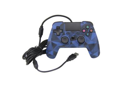 China Camo Blue Wired Playstation Game Controller With Touchpad 3 Months Warranty for sale