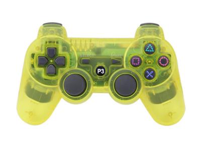 China Veelkleurig Transparant Ps3-Bedieningshendelcontrolemechanisme, Draadloze de Bedieningshendel Ergonomische Grepen van Ps3 Te koop