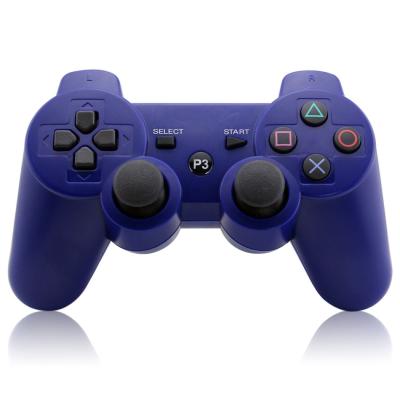 Cina Vibrazione blu scuro Gamepad del regolatore 2.4GHz WirelessDual di Bluetooth Playstation 3 in vendita