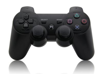 China Vibração dobro material do motor do ABS preto sem fio do controlador de Bluetooth Playstation 3 à venda