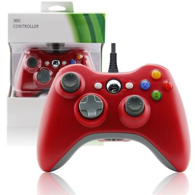 China De rode Kleur XBOX 360 Spelbesturing Slanke Getelegrafeerde Bedieningshendel 3 Niveaus mompelt Controle Te koop