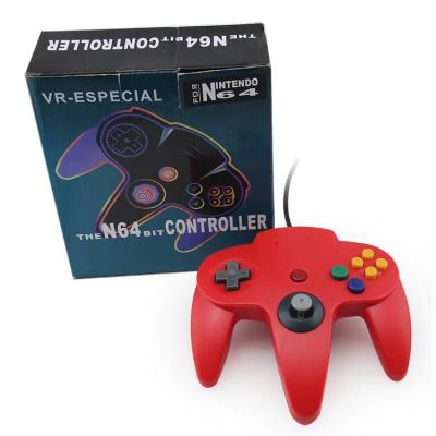 Cina Regolatore del computer di Nintendo metallico classico rosso 64, regolatore di Nintendo 64 USB in vendita