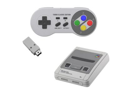 China Edição sem fio do clássico do turbocompressor do material plástico do ABS do controlador do jogo de Bluetooth SNES à venda